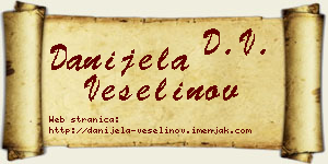 Danijela Veselinov vizit kartica